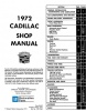 1972 CADILLAC REPAIR MANUAL & BODY MANUAL - ALL MODELS